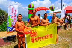 我会健儿参加第六届厦金海峡横渡活动